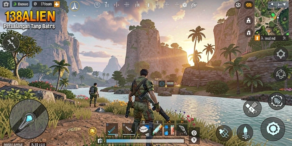 Screenshot gameplay Open World 138ALIEN yang menakjubkan.
