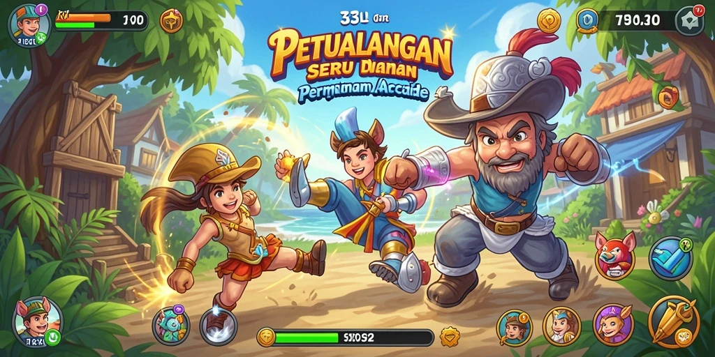 Screenshot 33L menampilkan aksi gameplay yang menegangkan dan menarik.