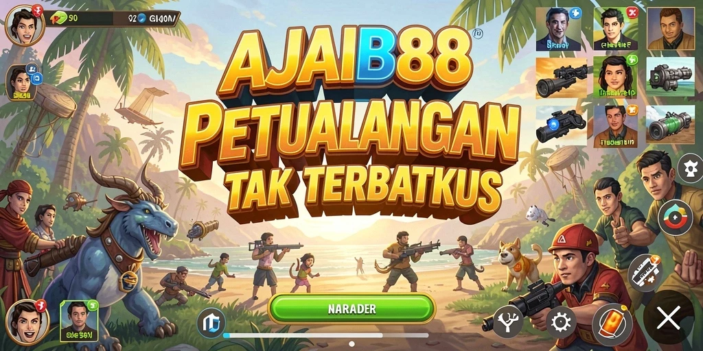 Screenshot gameplay AJAIB88 menampilkan eksplorasi dunia terbuka yang menakjubkan.