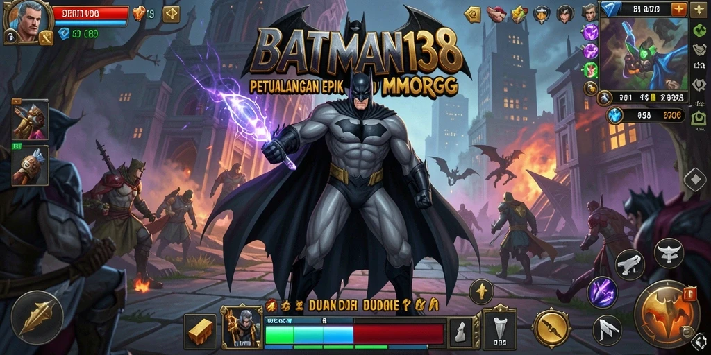 Tampilan gameplay menarik di dunia MMORPG BATMAN138.