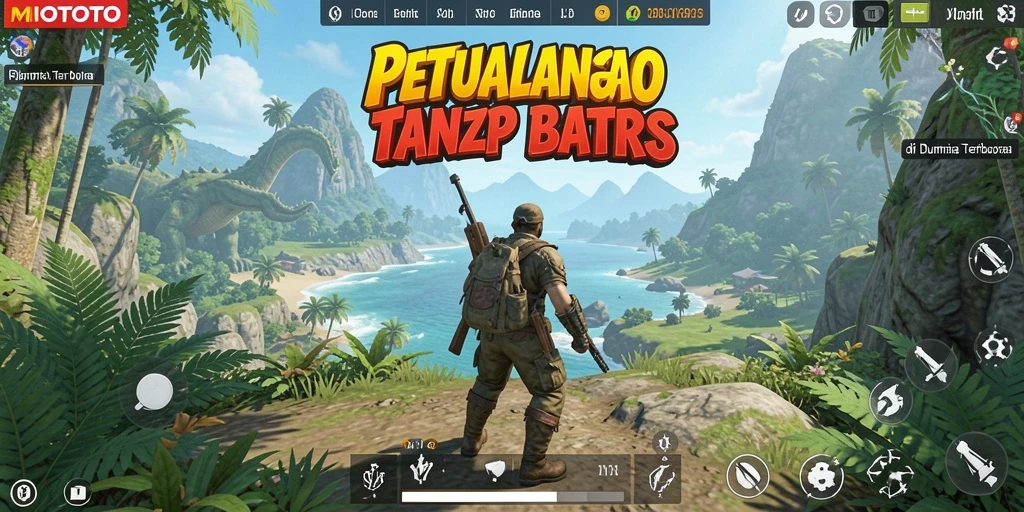 Tangkapan layar gameplay <strong>MIOTOTO</strong> menampilkan petualangan mendebarkan di dunia terbuka.