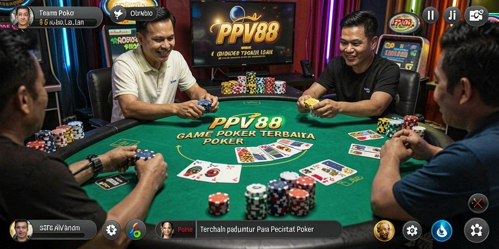 Gameplay menarik di PPV88 yang memperlihatkan aksi poker seru.
