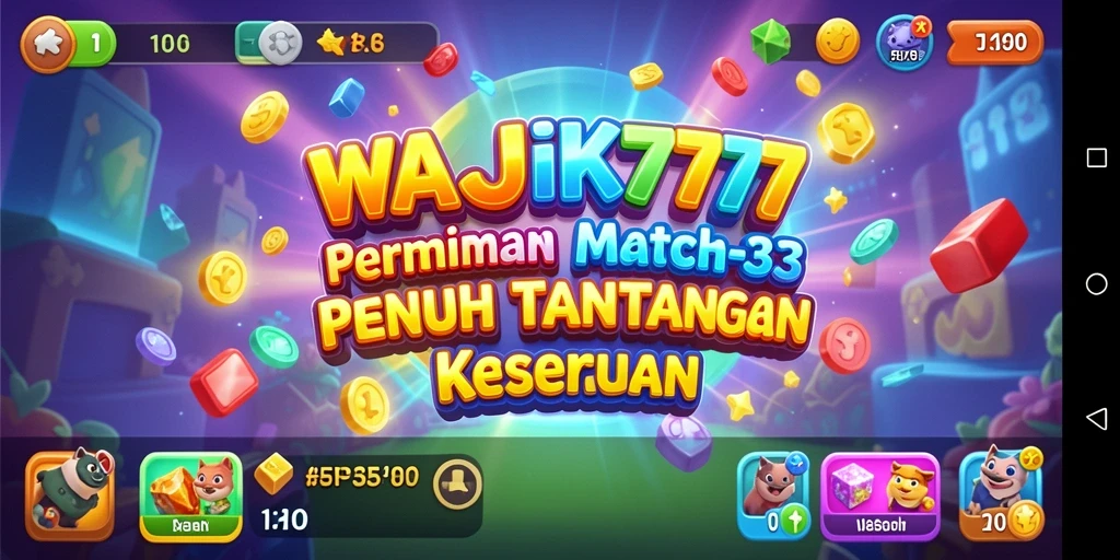 Tampilan menarik dari gameplay WAJIK777 yang penuh warna.