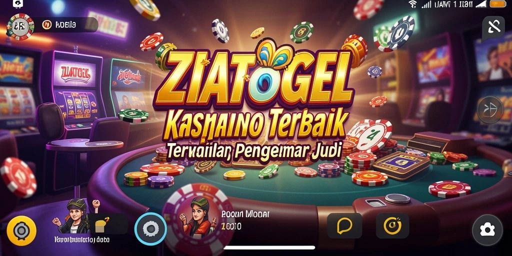 Tampilan gameplay seru di ZIATOGEL dengan berbagai pilihan permainan kasino.